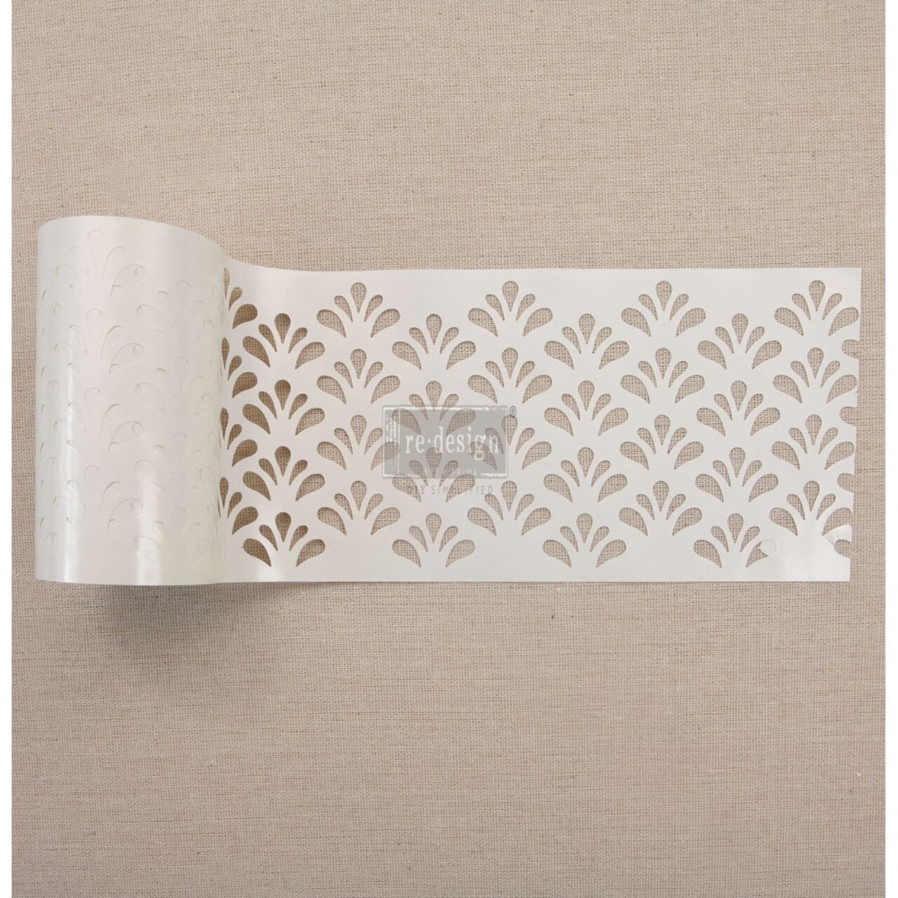 Redesign Stick & Style Stencil Roll - Eastern Fountain - 1 roll - 4in x 15yards self-adhesive plastic on roll